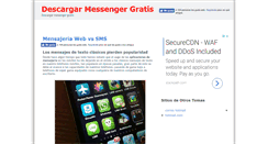 Desktop Screenshot of descargarmessengergratis.org